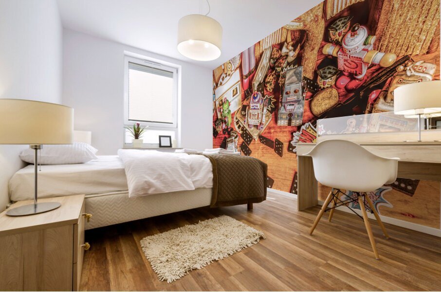 Wind-Up Play Mural print