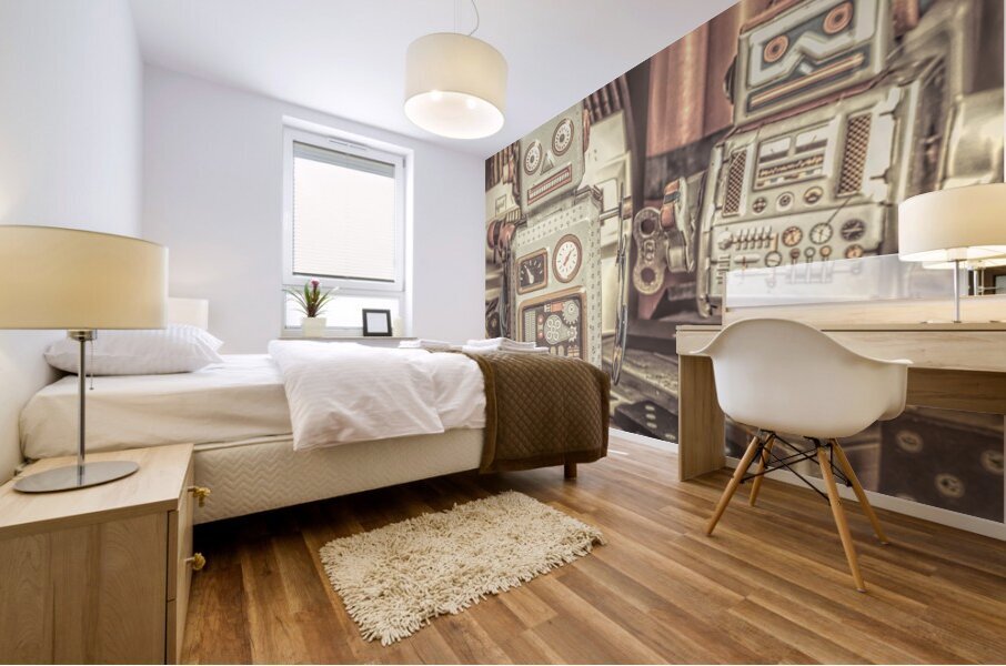 Nostalgic memorabilia Mural print