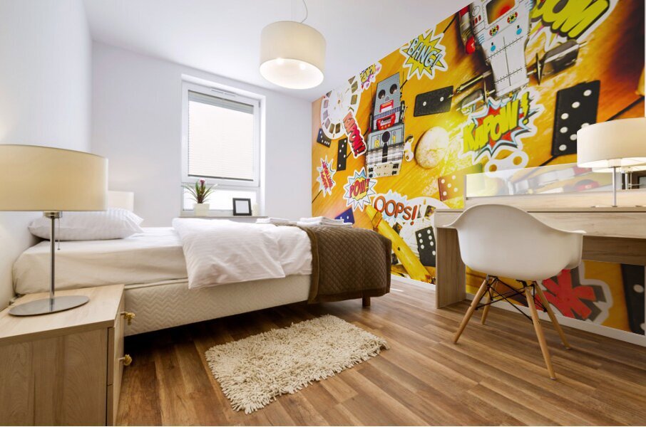 Sparking childhood joy Mural print