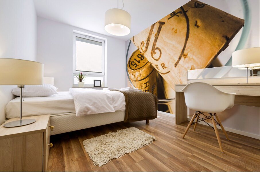 Corks gathering Mural print