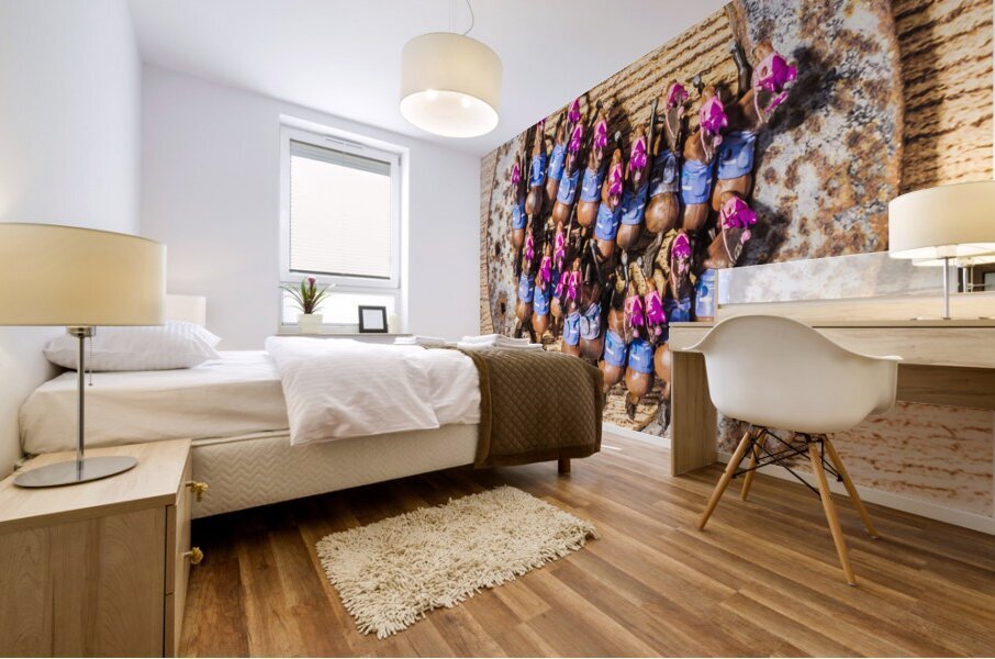 Up on the luck Mural print