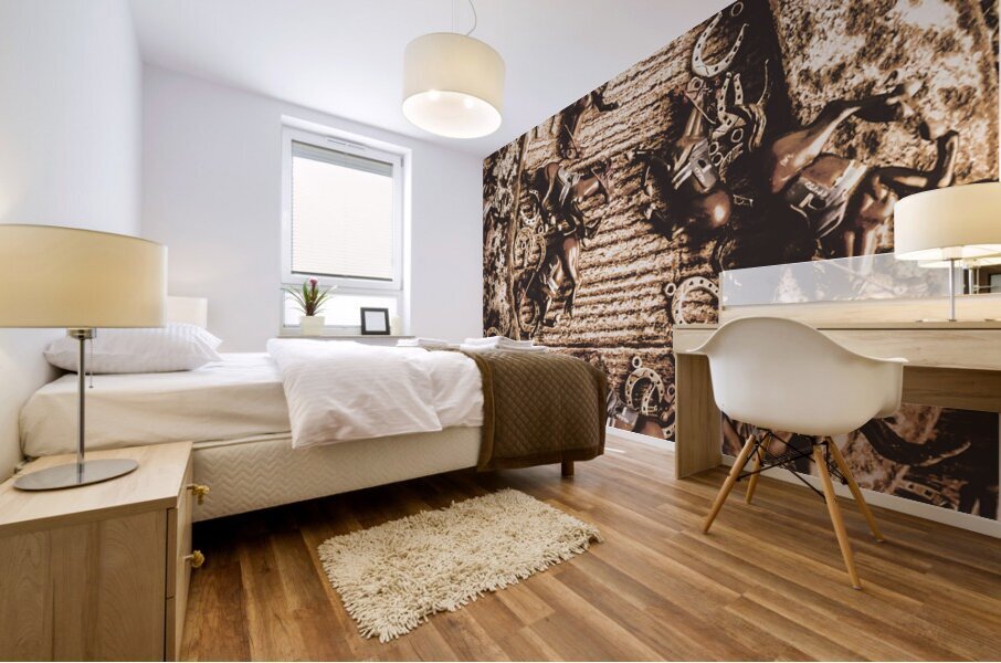 Rusty cup Mural print