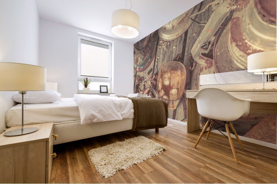 Whiskey chips Mural print