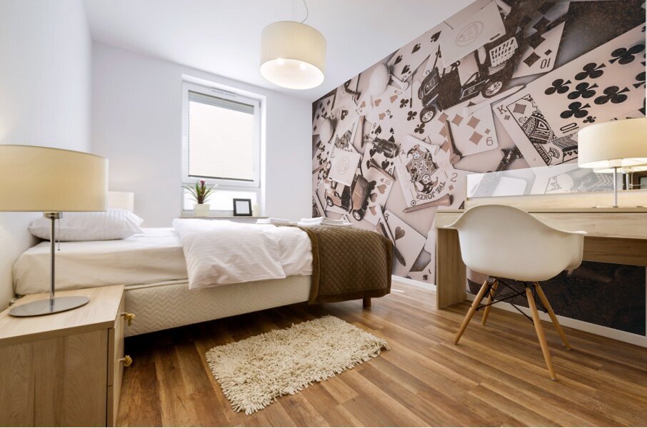 Tee off on the 10th Mural print