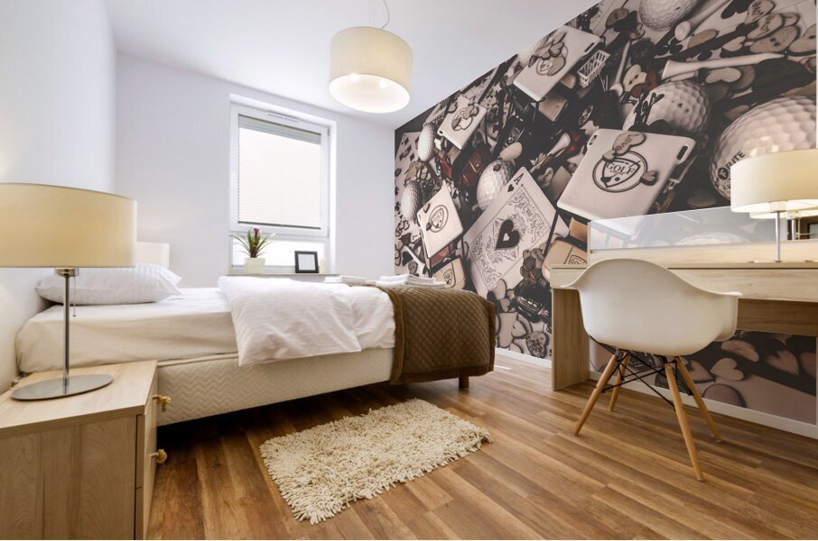 Playing the field Mural print