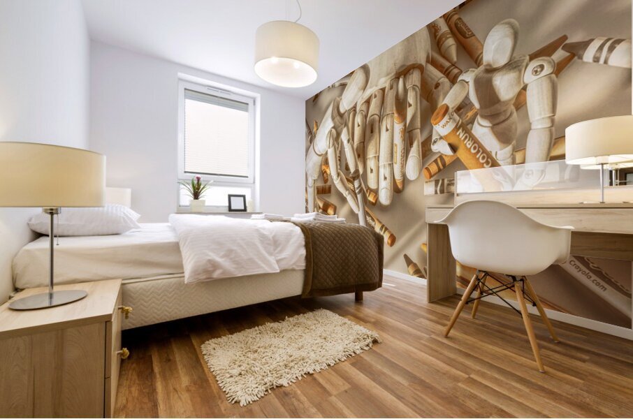 Crayon contemporaries Mural print