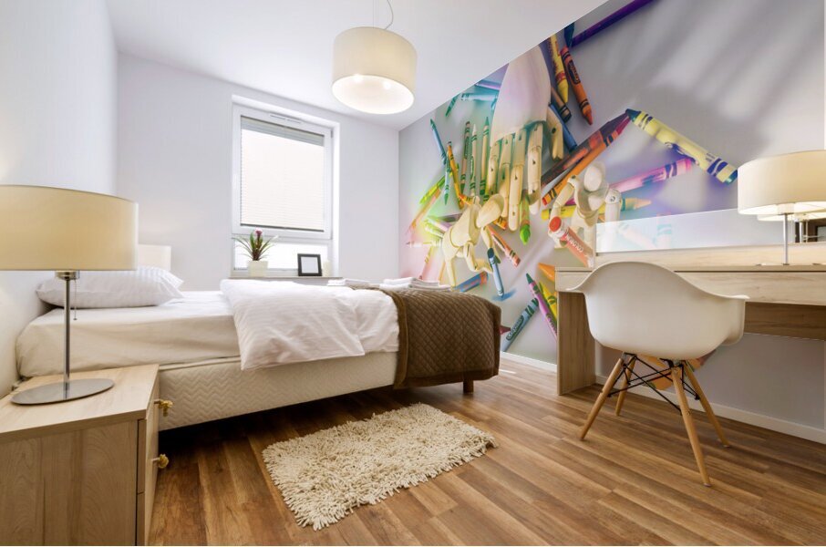 Colouring Mural print