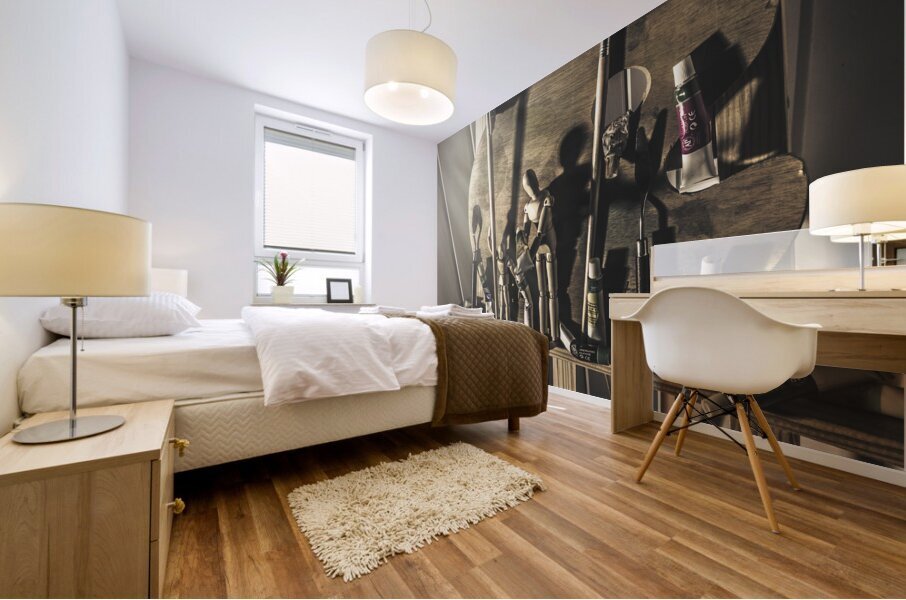 The cleanup crew Mural print