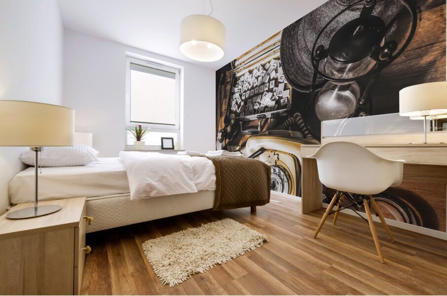 Shining light Mural print