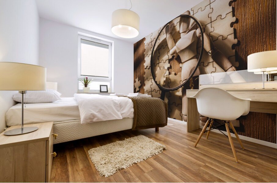 Hole in the plot Mural print