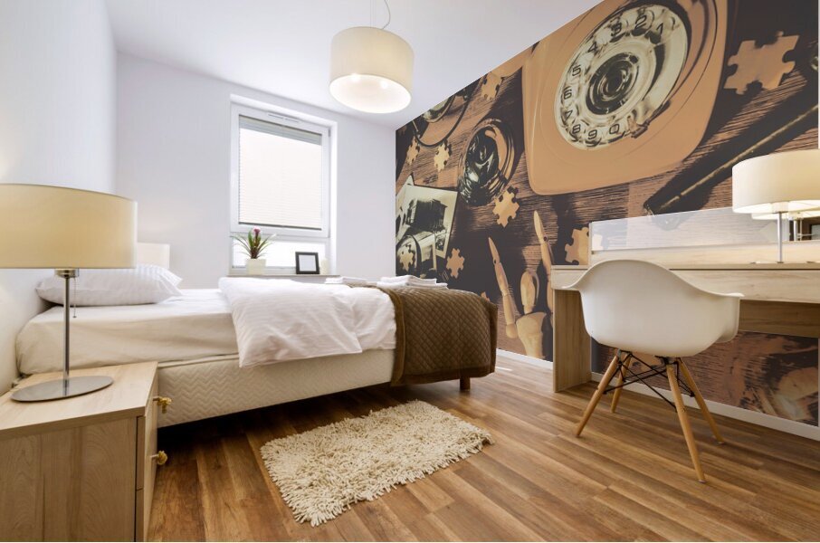 Tale of evidence Mural print