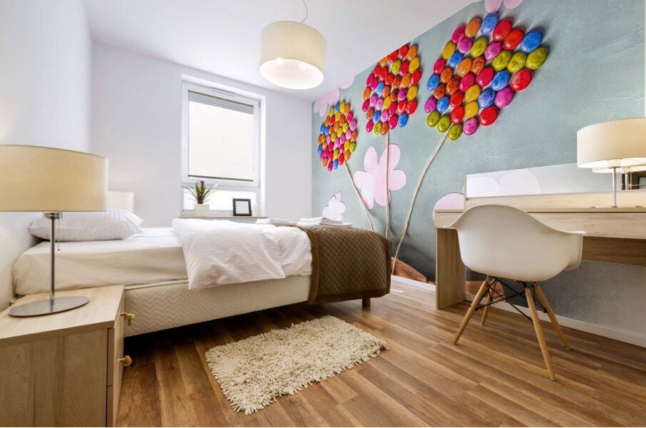 Chocolate coated Mural print