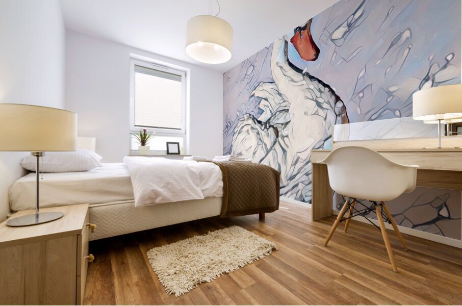 Lines the waters Mural print