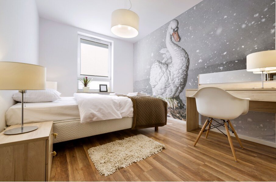 Porcelain winters Mural print