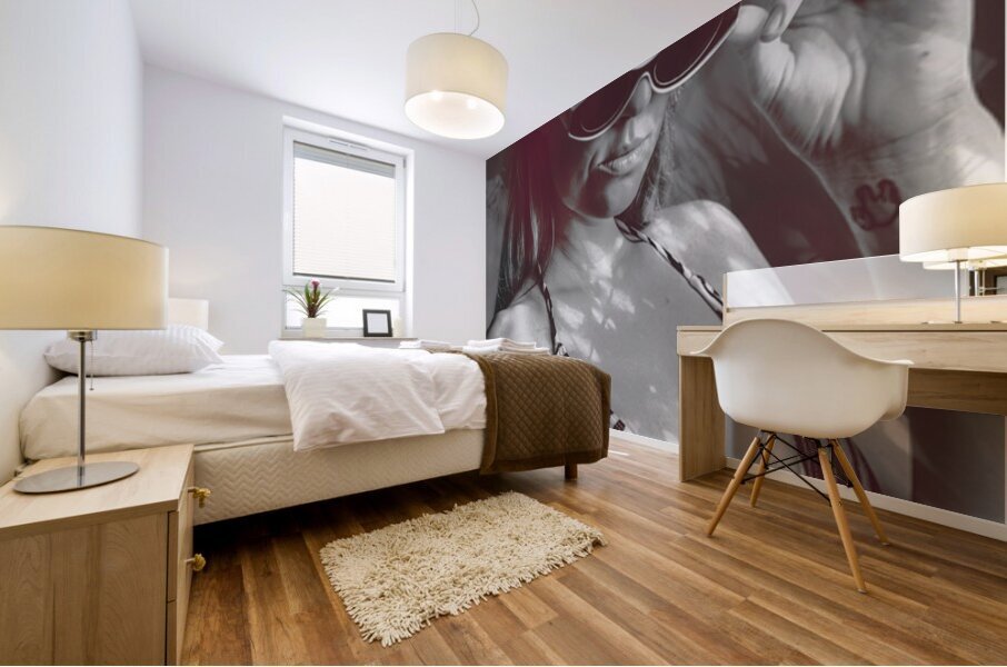 Hot Tropics Mural print