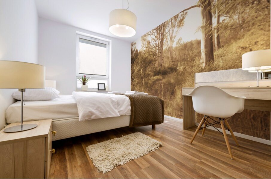 Through Fall Mural print