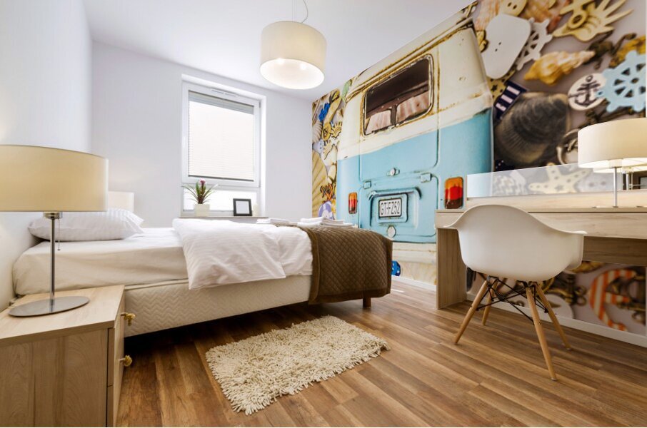 Beach Bum Mural print