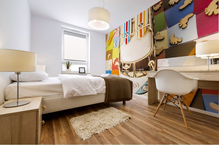 Boards And Blocks Mural print