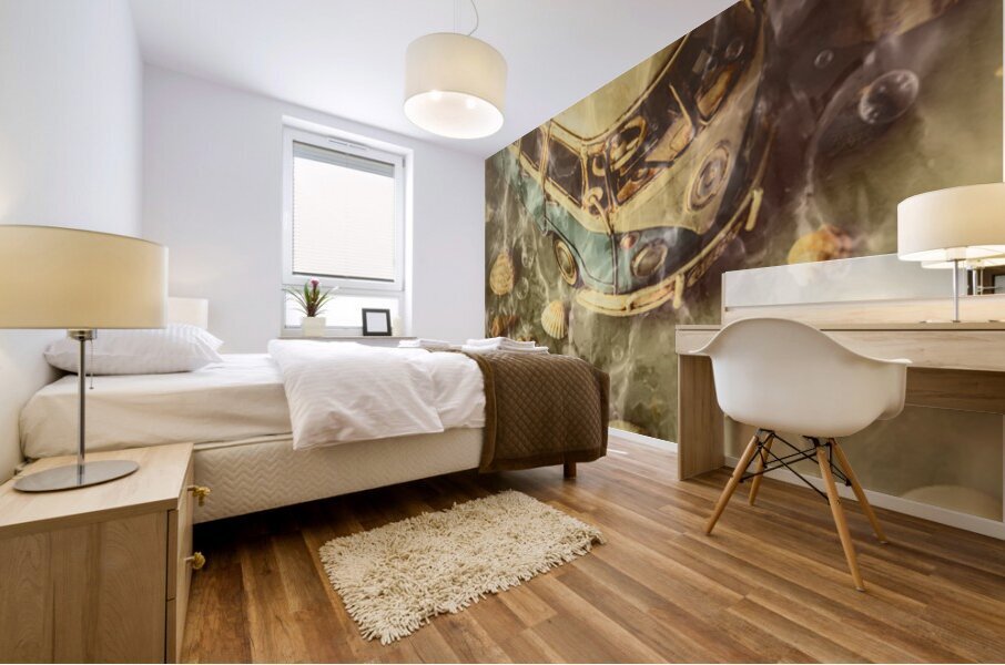 Surf Crazy Mural print