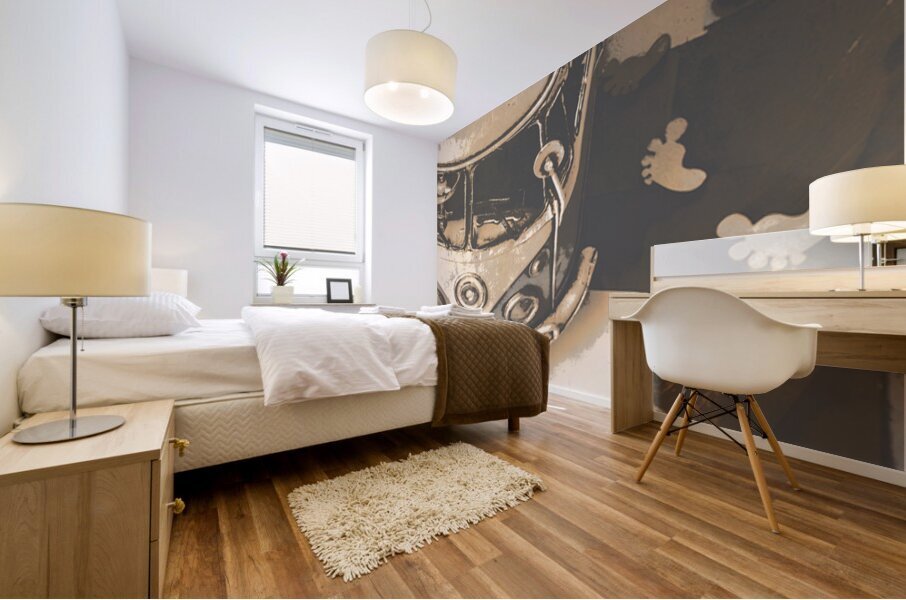 Coast Tin Through Mural print