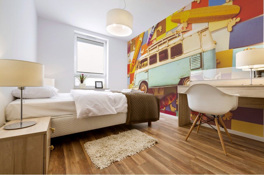 Beachside Mural print