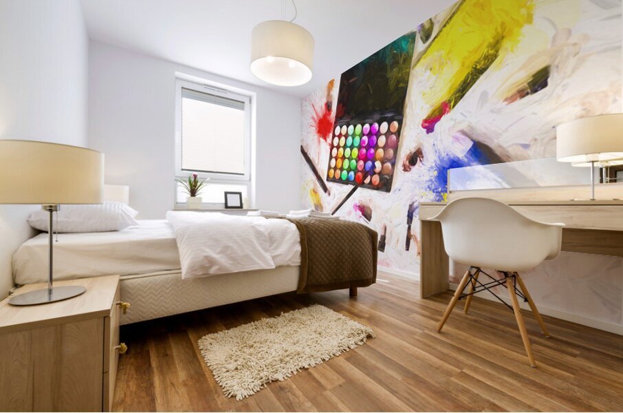 Explosion Of Color Mural print