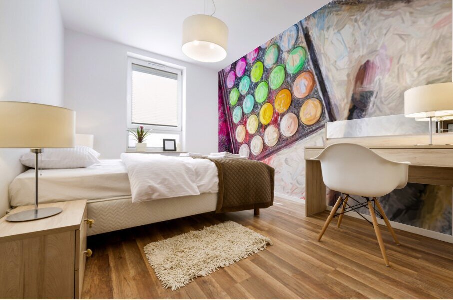 Making Up Mural print