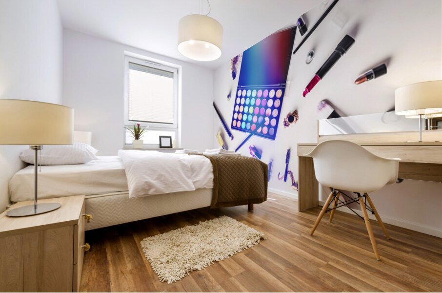 Vibrant Visage Mural print