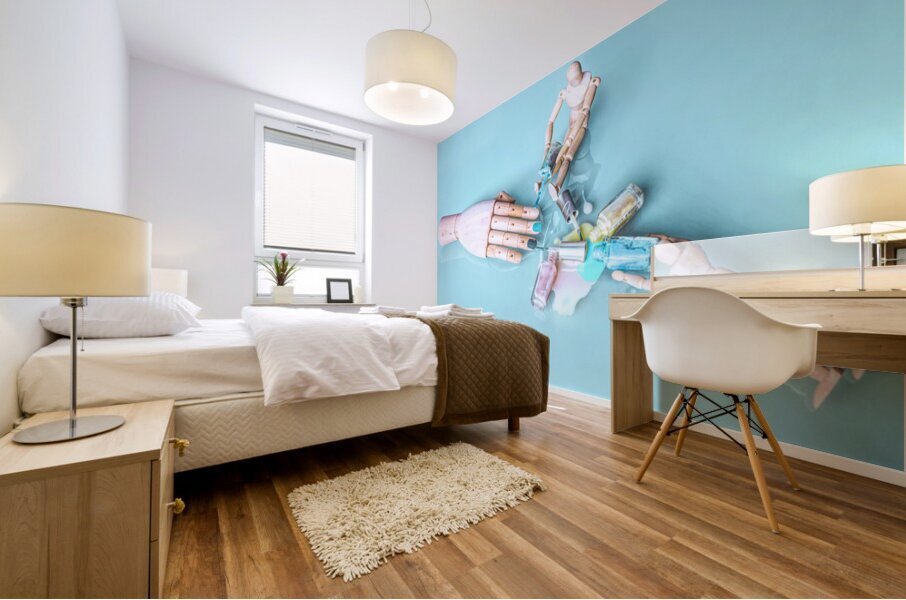 Mannequin Manicure Mural print