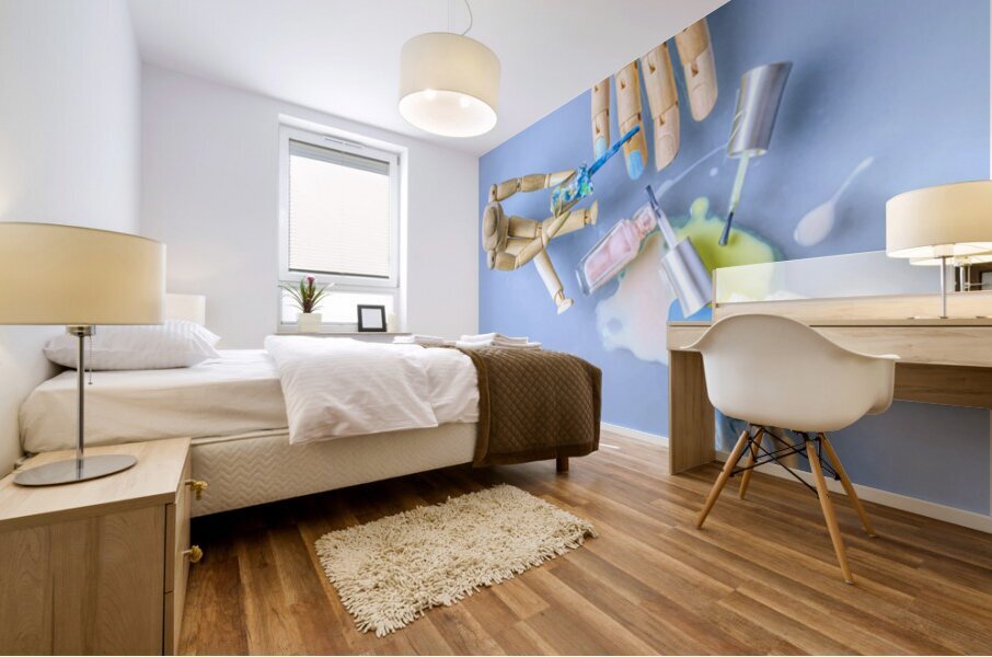 Finger Puppets Mural print