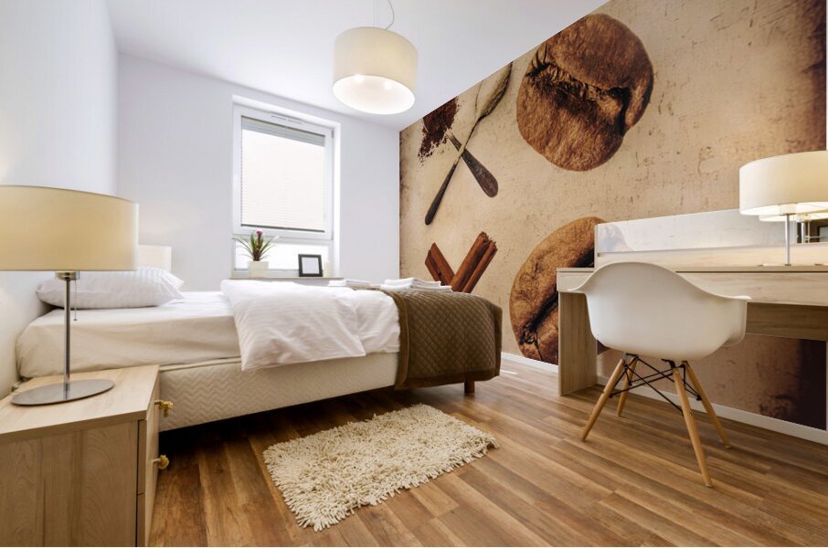 Coffee Hugs Mural print