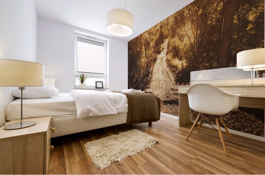 Sunflare Thoroughfare  Mural print