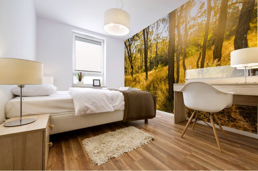 Grasslands Golden Mural print