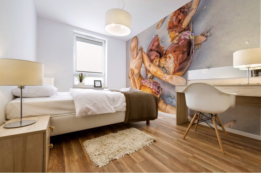 Donut Duo Mural print