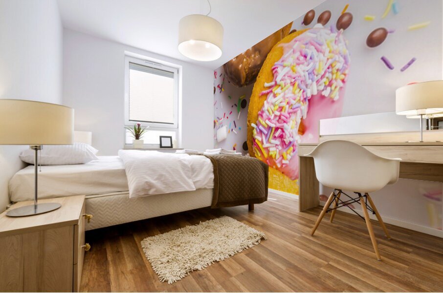 Dazzling Donuts Mural print