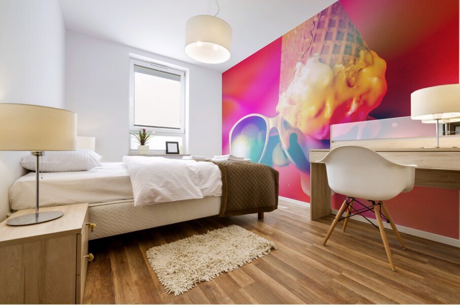 Bubblegum Summer Mural print