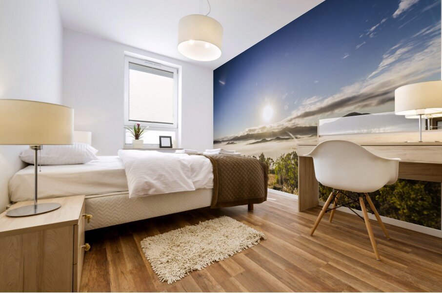 Rural Country Dawn Mural print