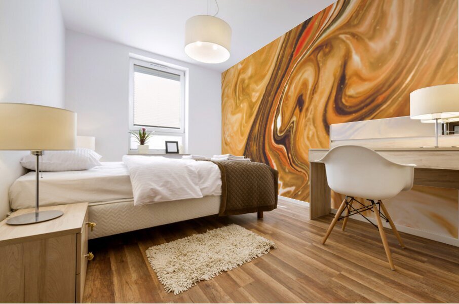 Marble Rivers Mural print