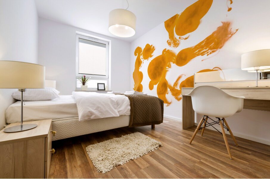 Dab And Dot Mural print