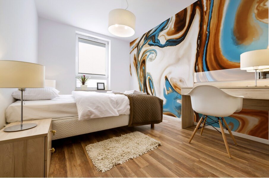 Individual Coalescence  Mural print