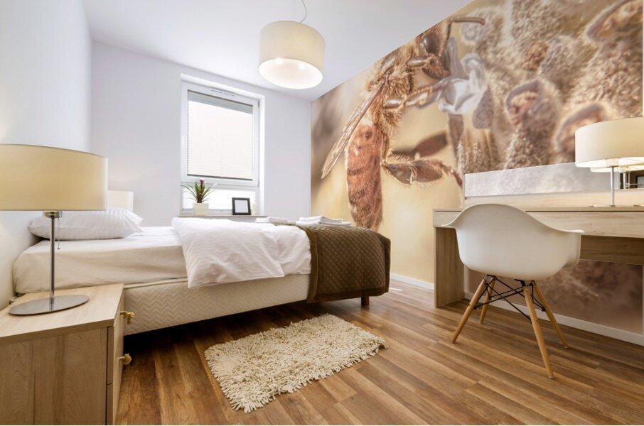 Summery Bee Mural print