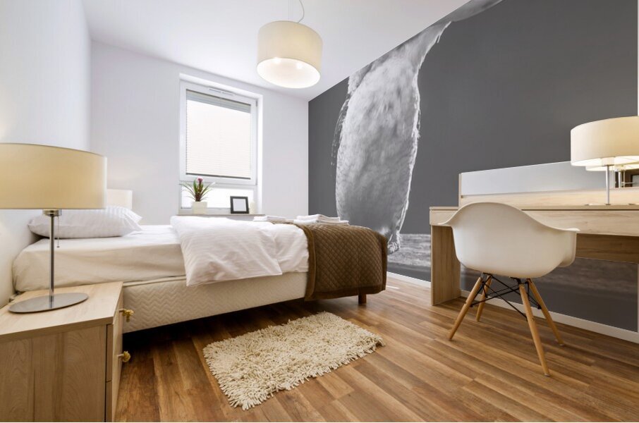 Bushy Smile Mural print