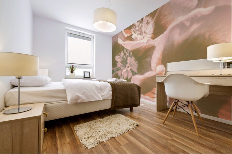 Geranium Wash Mural print