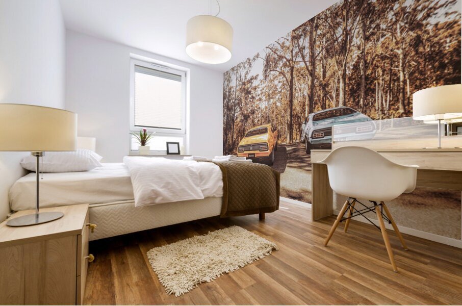 Double Trouble Mural print