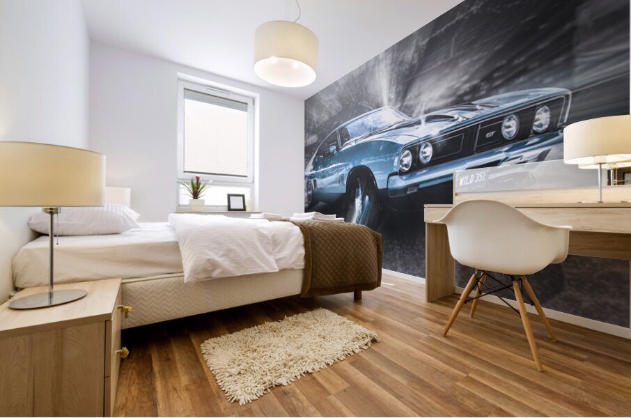 Ford Falcon XB GT Hardtop Mural print