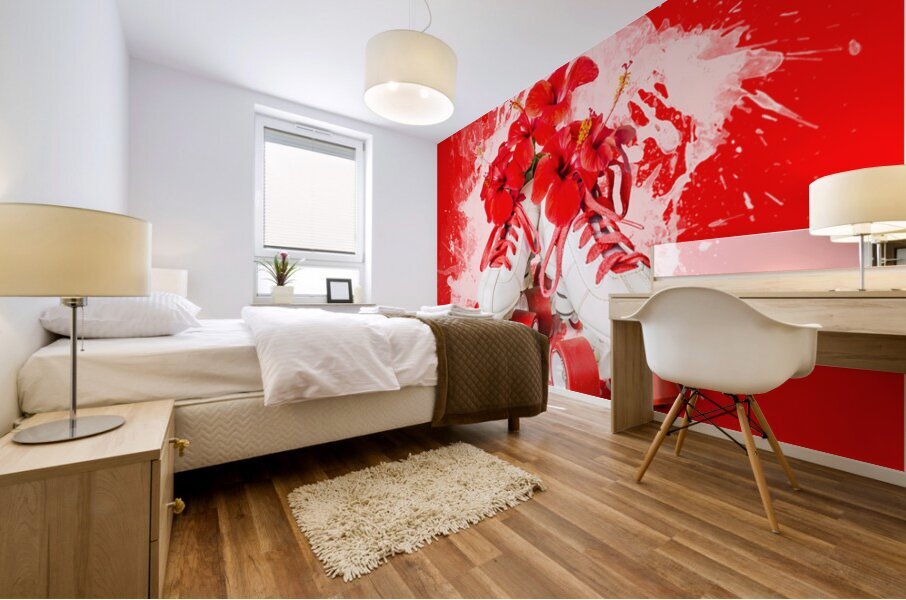 Flower Delivery Mural print