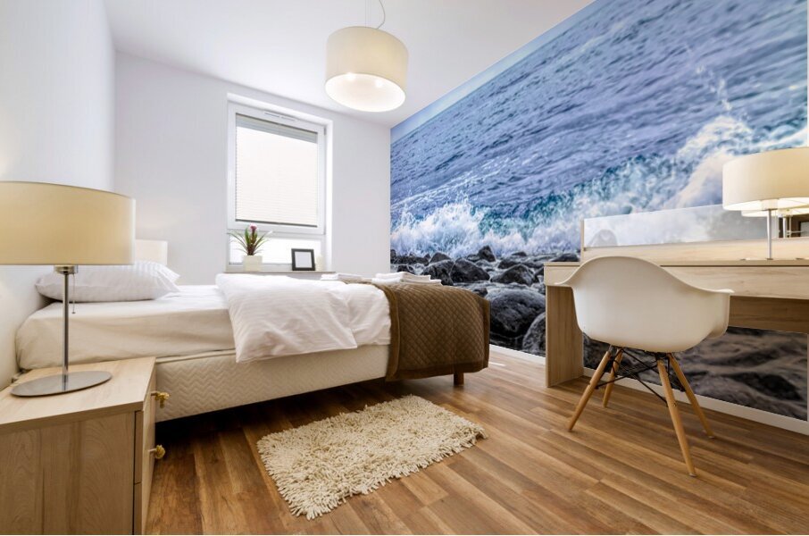 The Rocky Wash Mural print