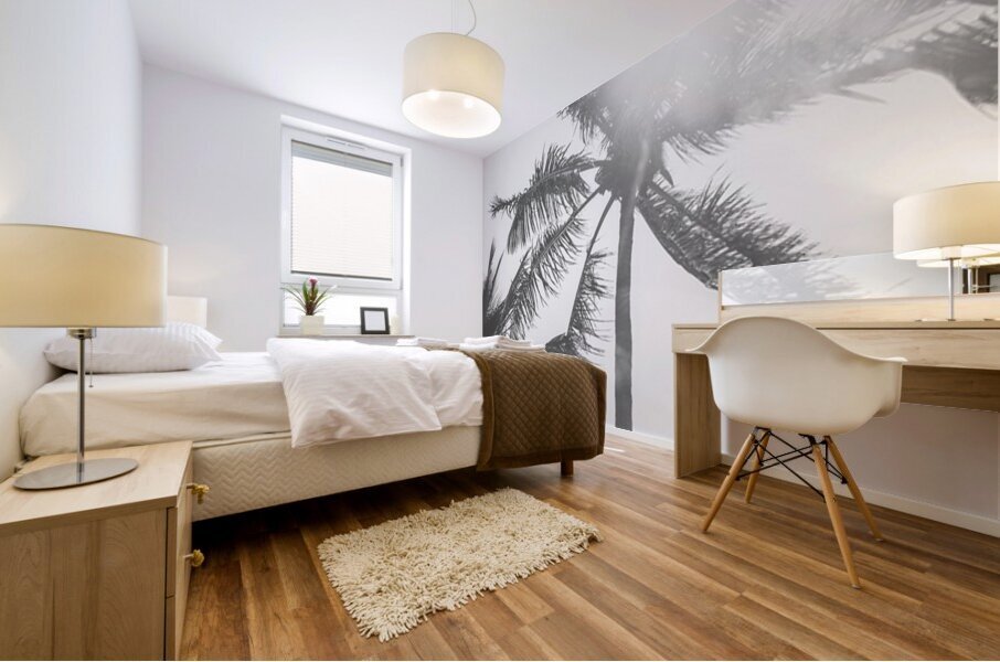 Leafy Shades Mural print