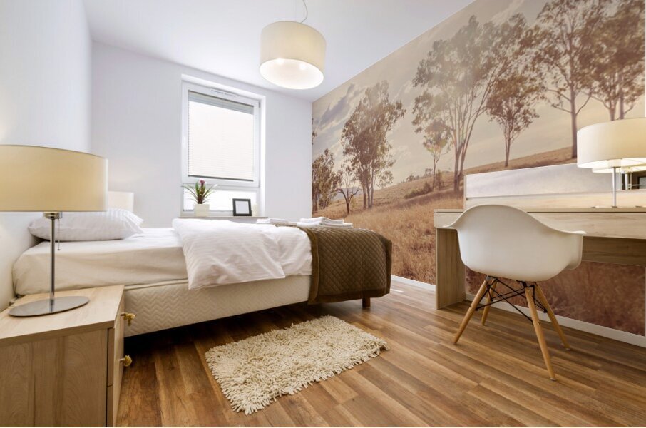 Sunlit Slopelands Mural print