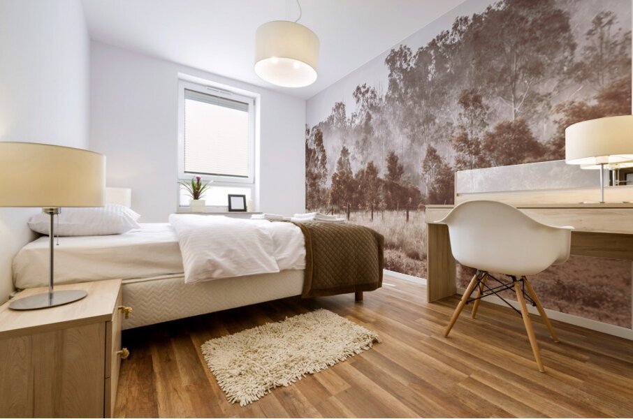 Pacified Paddock Mural print